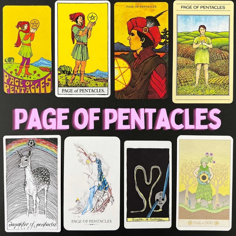 page of pentacles trong tarot